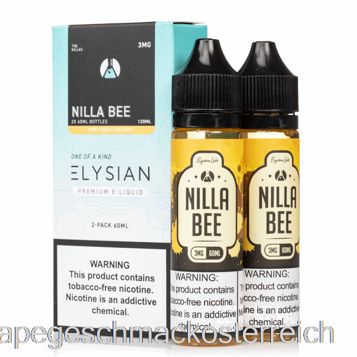 Nilla Bee – Elysian Labs – 120 Ml, 3 Mg Vape-Geschmack